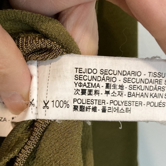 ZARA Green Sleeveless Flowy Top - Picture 14 of 14